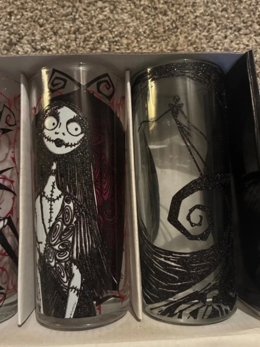 The Nightmare Before Christmas Glassware Set